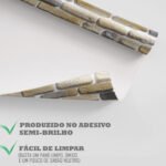 Papel de Parede Tijolos Grisalhos - Imagem 4