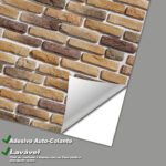 Papel de Parede Tijolinho Terracota - Imagem 3
