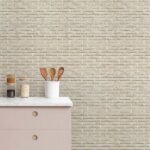 Papel de Parede Tijolinhos Creme