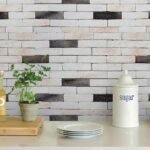 Papel de Parede Tijolinhos brancos e escuros - Imagem 2