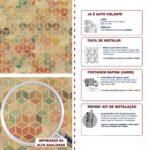 Papel de Parede Retrô Pastel - Imagem 5