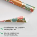 Papel de Parede Padrão Fluidos Retro - Imagem 4