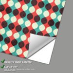 Papel de Parede Geométrico em Cores Vibrantes - Imagem 3