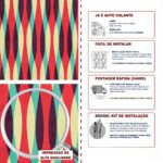 Papel de Parede Círculos Retro Coloridos - Imagem 5