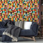 Papel de Parede Ondas de Linhas - Imagem 2