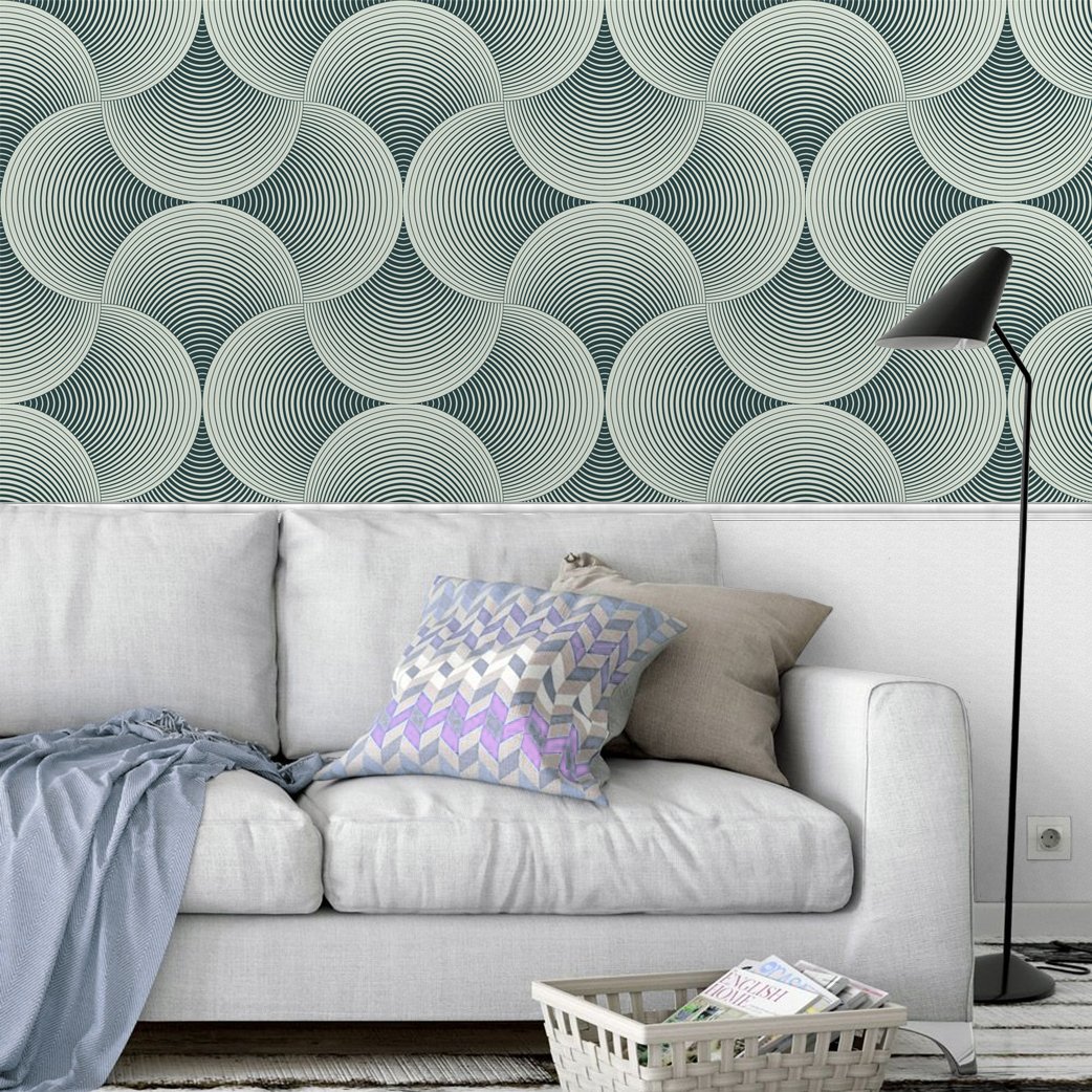 papel-de-parede-vintage-0019-2 Papel de Parede Diamantes Florais - Imagem 1