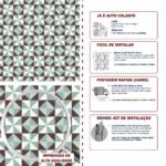 Papel de Parede Tons Tranquilos de Geometria - Imagem 5