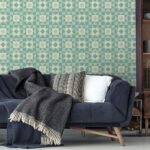 Papel de Parede Ondas Retro Coloridas - Imagem 2