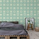 Papel de Parede Ondas Retro Coloridas - Imagem 3