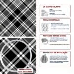 Papel de Parede Xadrez Monocromático - Imagem 5