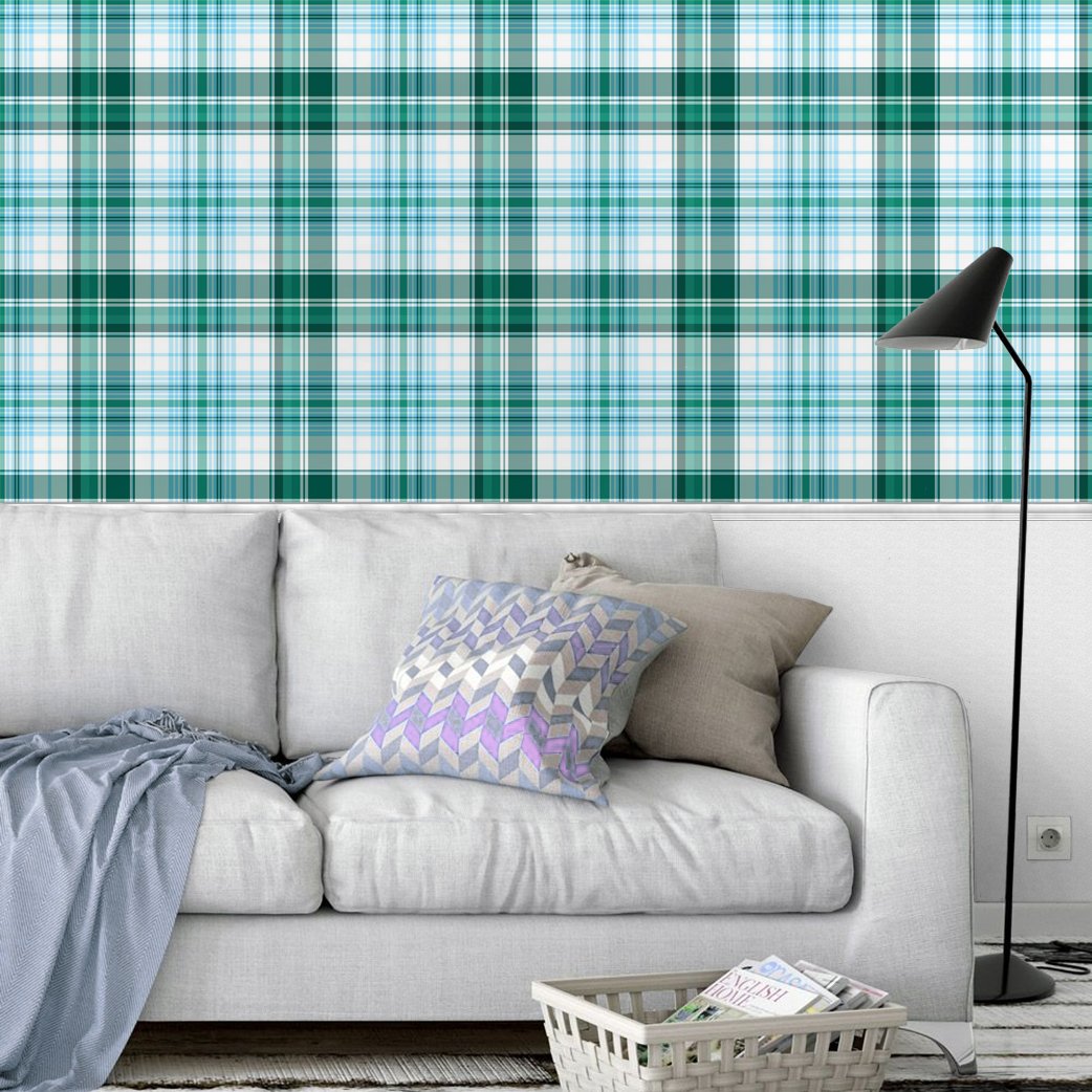 papel-de-parede-xadrez-0004-2 Papel de Parede Xadrez Pastel Verde - Imagem 1