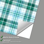 Papel de Parede Xadrez Pastel Verde - Imagem 3