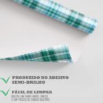 Papel de Parede Xadrez Pastel Verde - Imagem 4