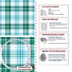 Papel de Parede Xadrez Pastel Verde - Imagem 5