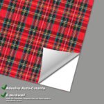 Papel de Parede Xadrez Vermelho e Preto - Imagem 3