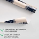 Papel de Parede Xadrez Abstrato em Tons de Azul - Imagem 4