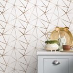 Papel de Parede Zara White Bronze - Imagem 2