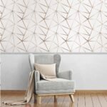 Papel de Parede Zara White Bronze - Imagem 3