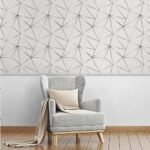 Papel de Parede Zara Silver Grey - Imagem 3